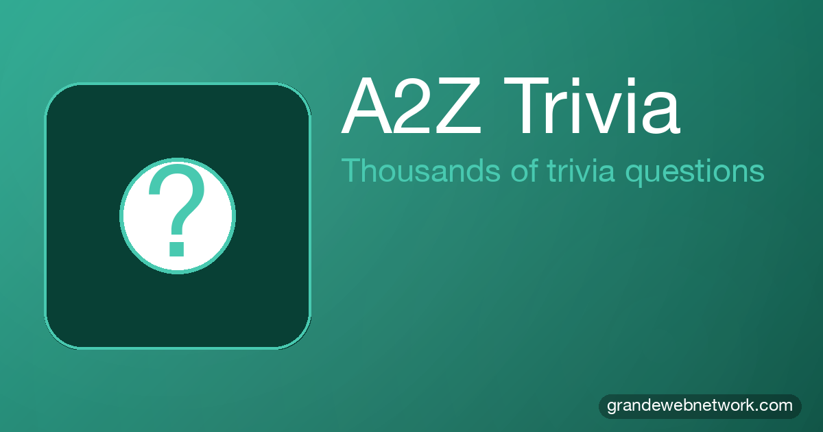 A2Z Trivia — Test Your Knowledge Across Every Category